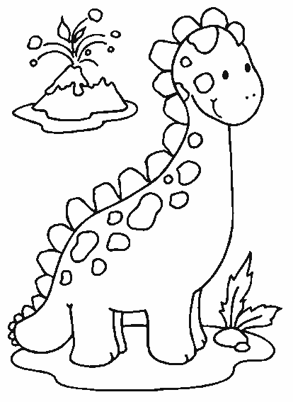 Dinozaury kolorowanki